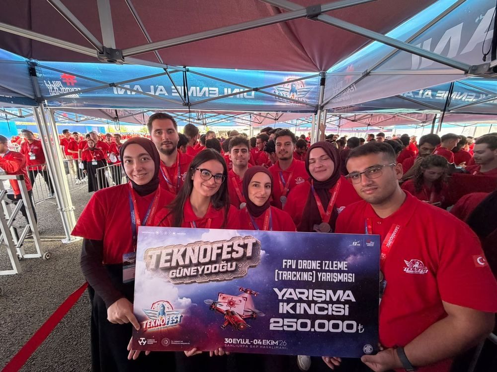 Takım FPV Drone İzleme ikincilik çekiyle